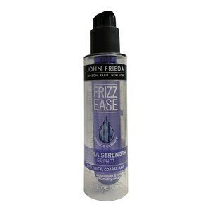 John Frieda Frizz Ease Extra Strength Serum 1.69 oz Thick Coarse Hair Bamboo